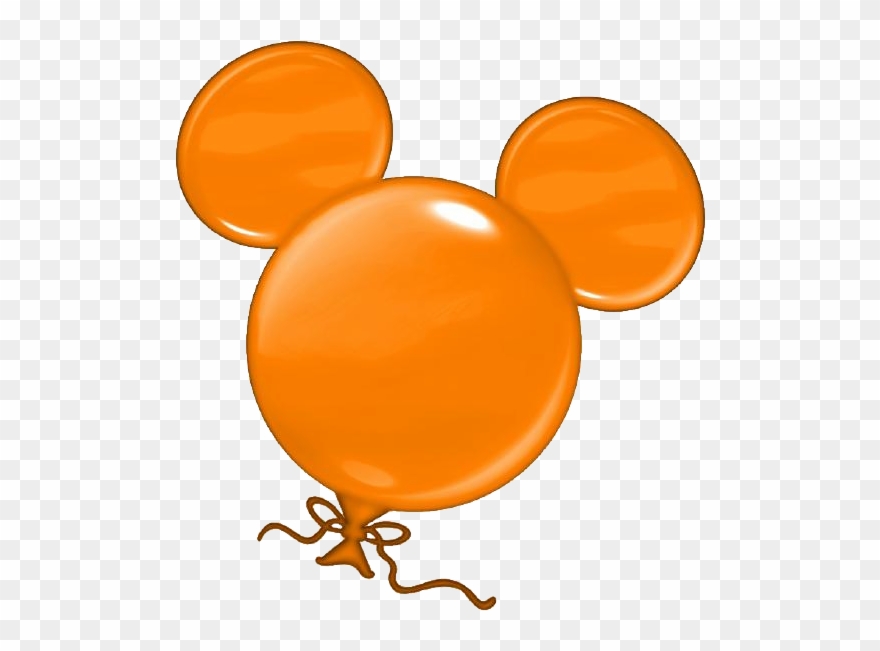 Orange balloon clipart.