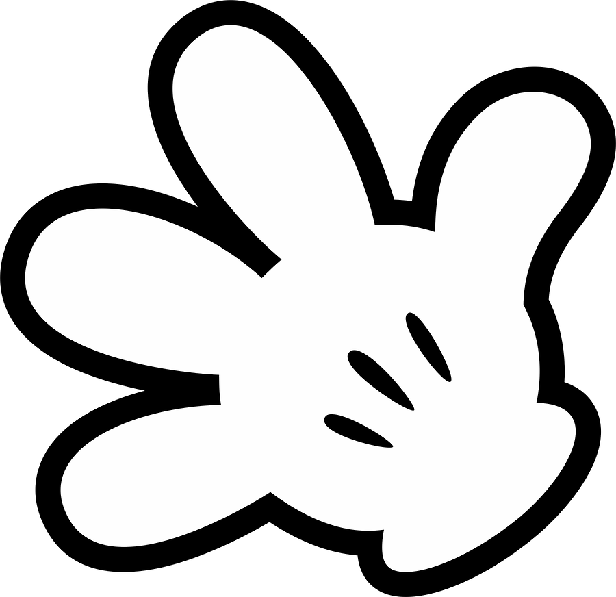 Gloves clipart minnie mouse, Gloves minnie mouse Transparent