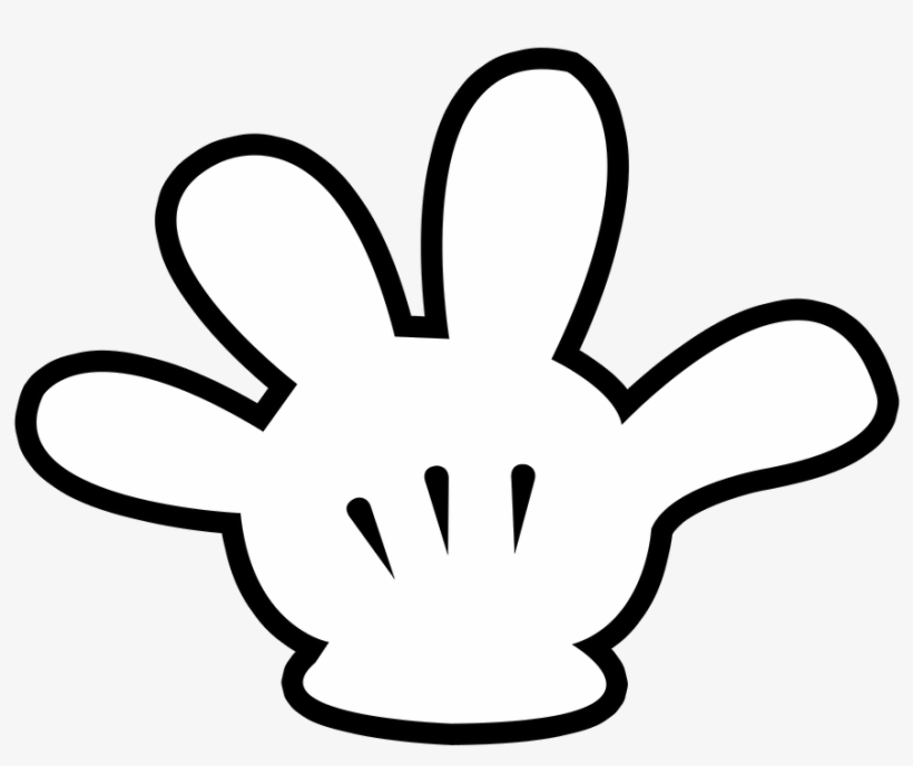 Mickey gloves png.