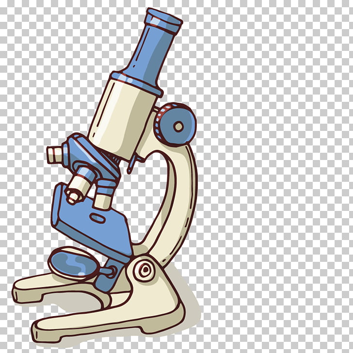 Cartoon Microscope, microscope observation PNG clipart