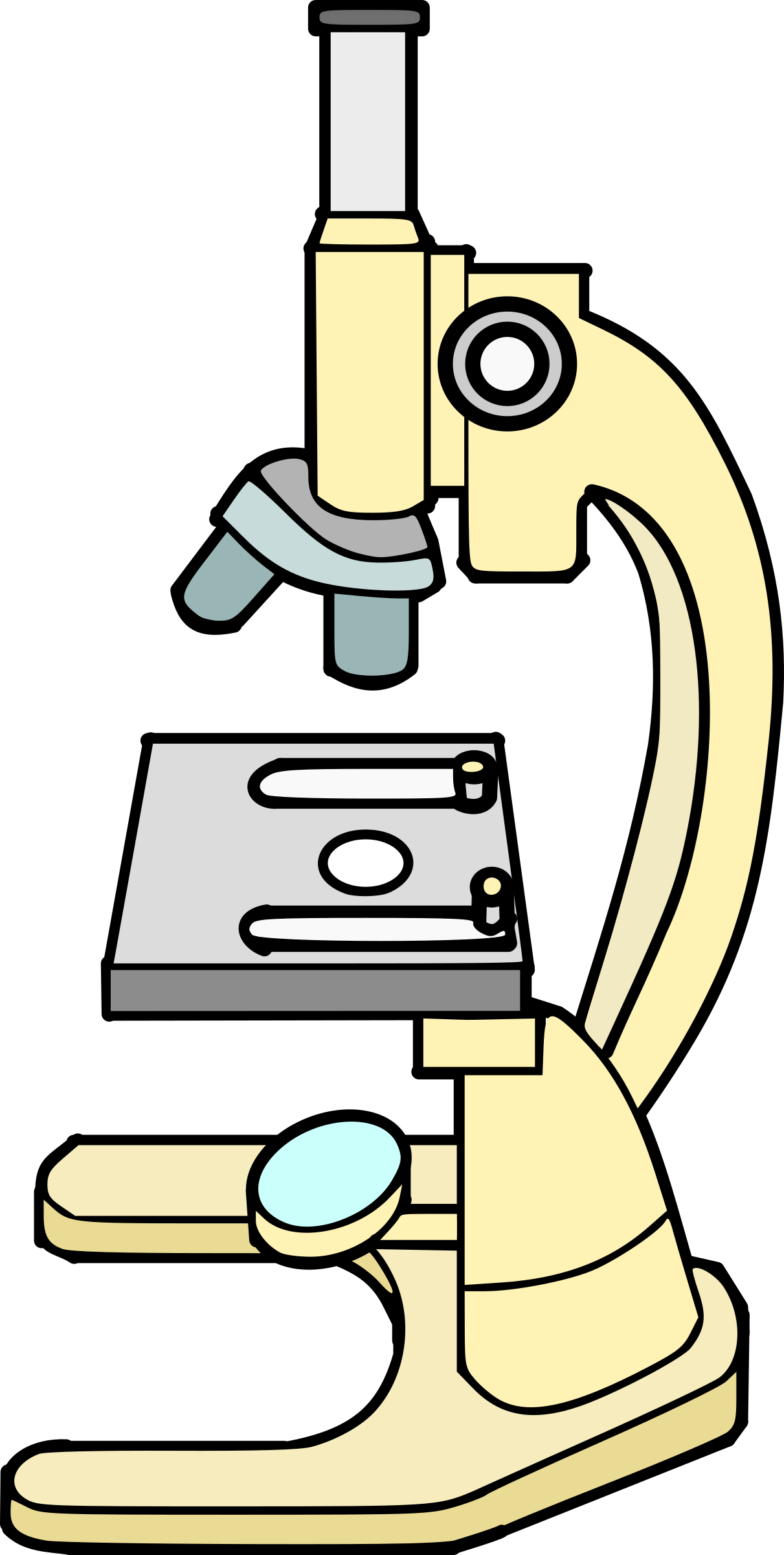 microscope clipart cartoon