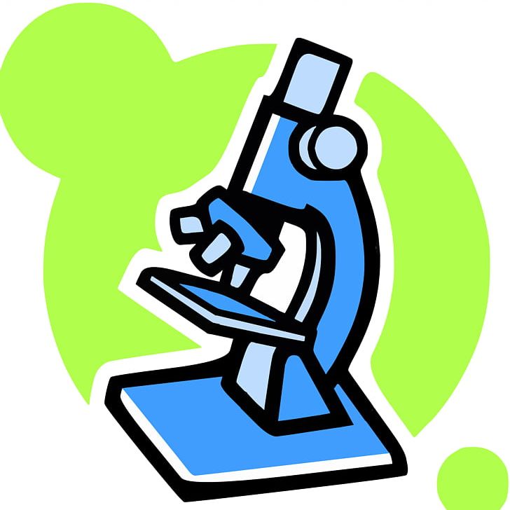 Optical microscope cartoon.
