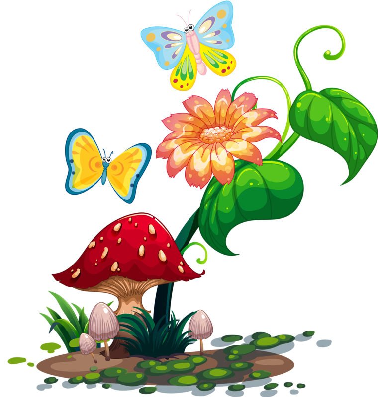 Fairy garden background clipart images gallery for free