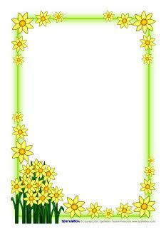 Daffodil Microsoft Borders Clipart