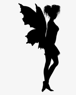 Free Fairy Silhouette Clip Art with No Background