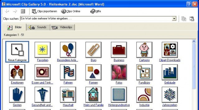 Office 2000 clipart.