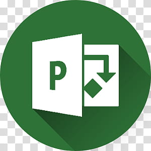 Microsoft Office long Shadow Icons, project