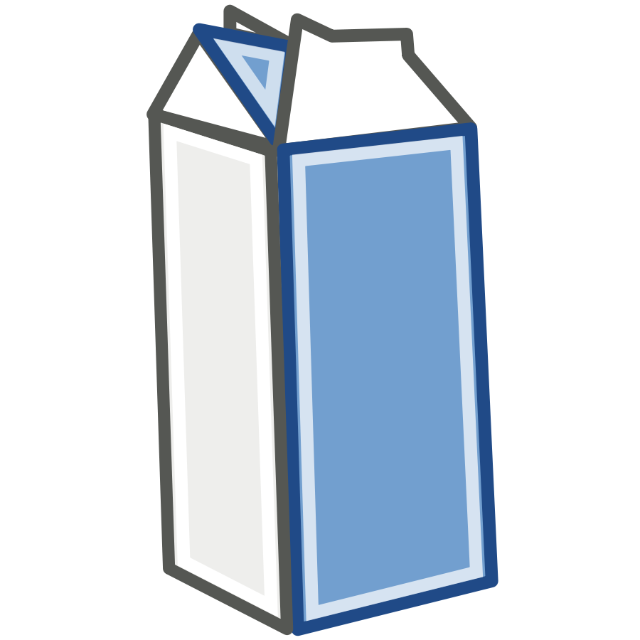 milk carton clipart