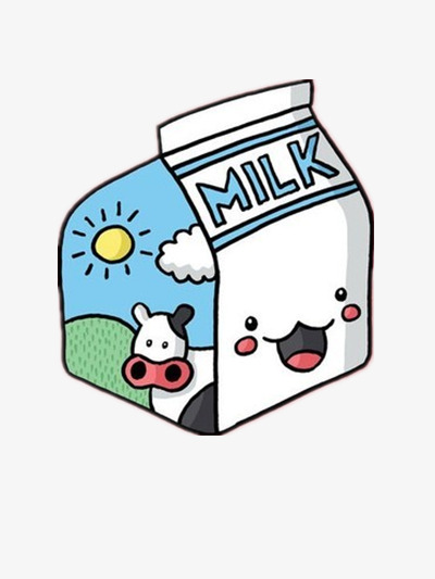 milk carton clipart cute