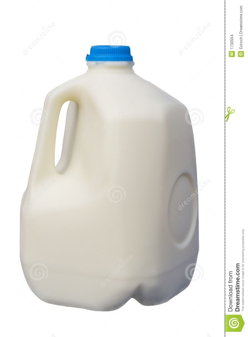 Gallon milk jug.