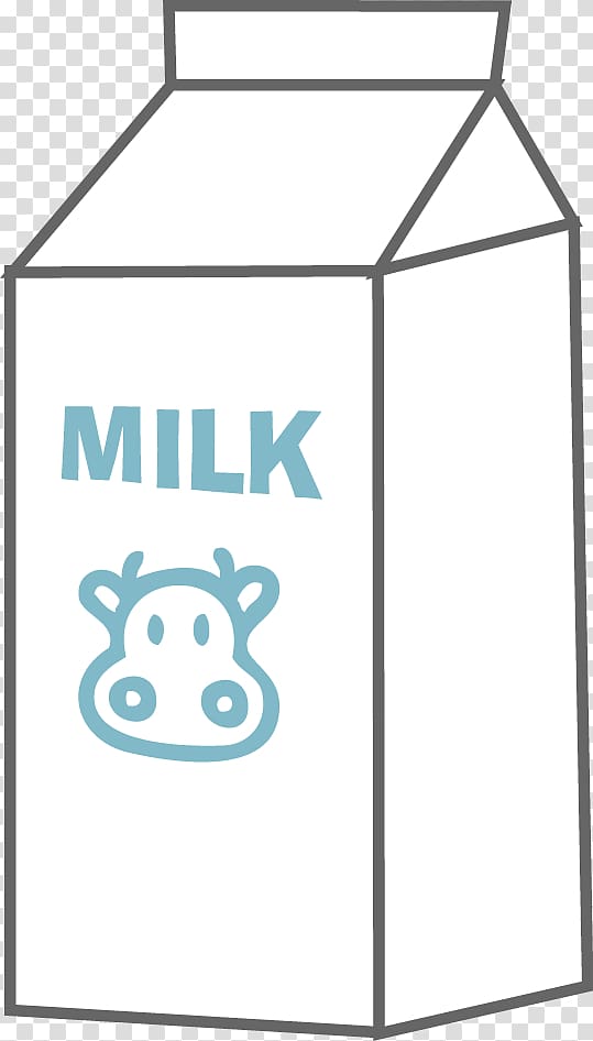 Milk box illustration.