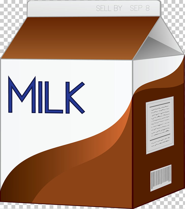 Chocolate milk Photo on a milk carton Cattle, dairy PNG