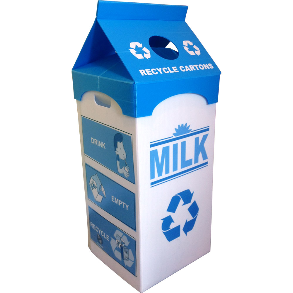 Free milk cartons.