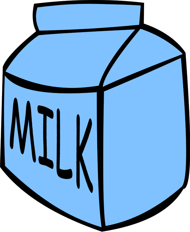 Free milk cartoon.
