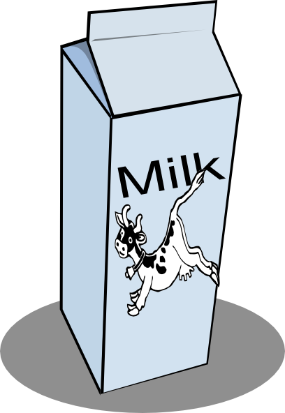Free milk cartoon.