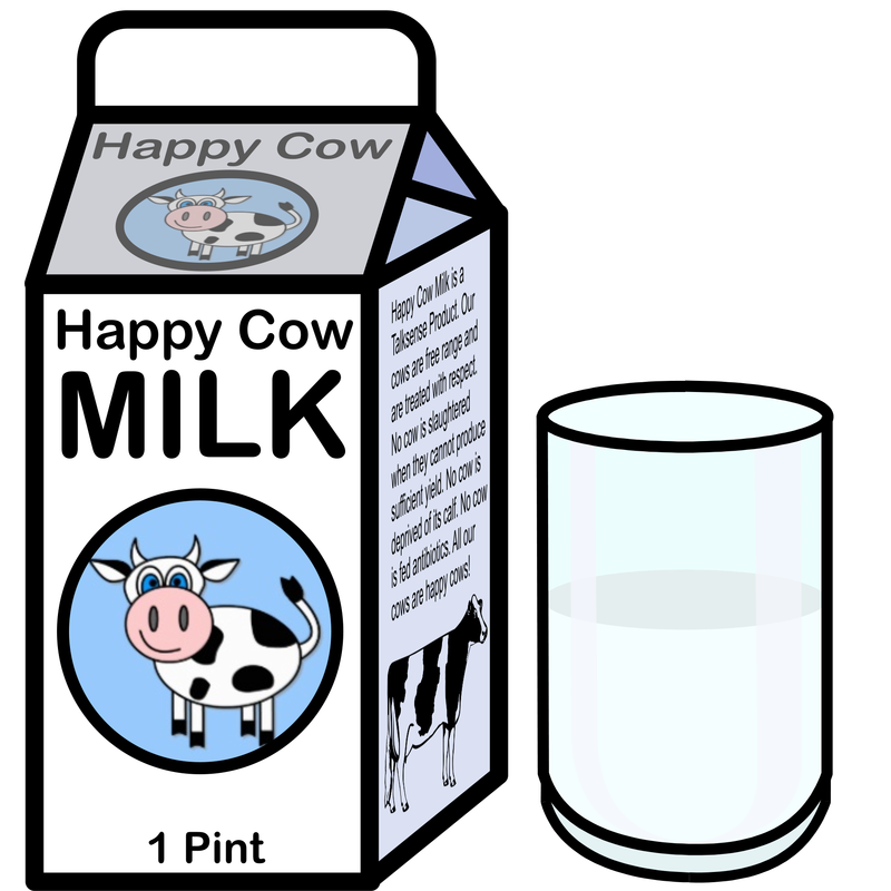 Dairy clipart cartoon.