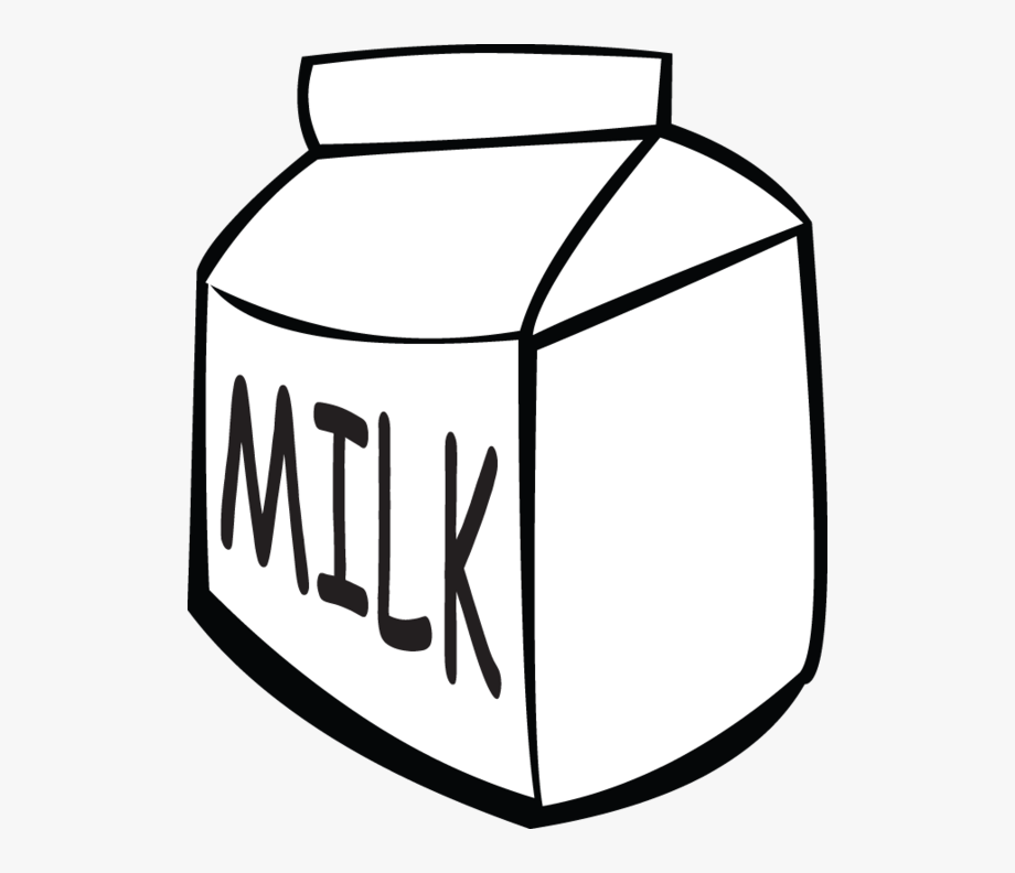 milk clipart coloring