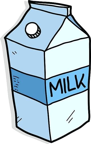 Milk carton drawing.