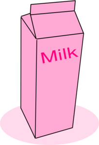 Pink Milk Clip Art at Clker