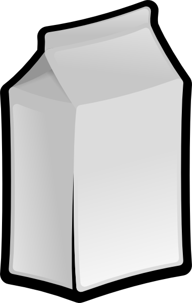 milk clipart box