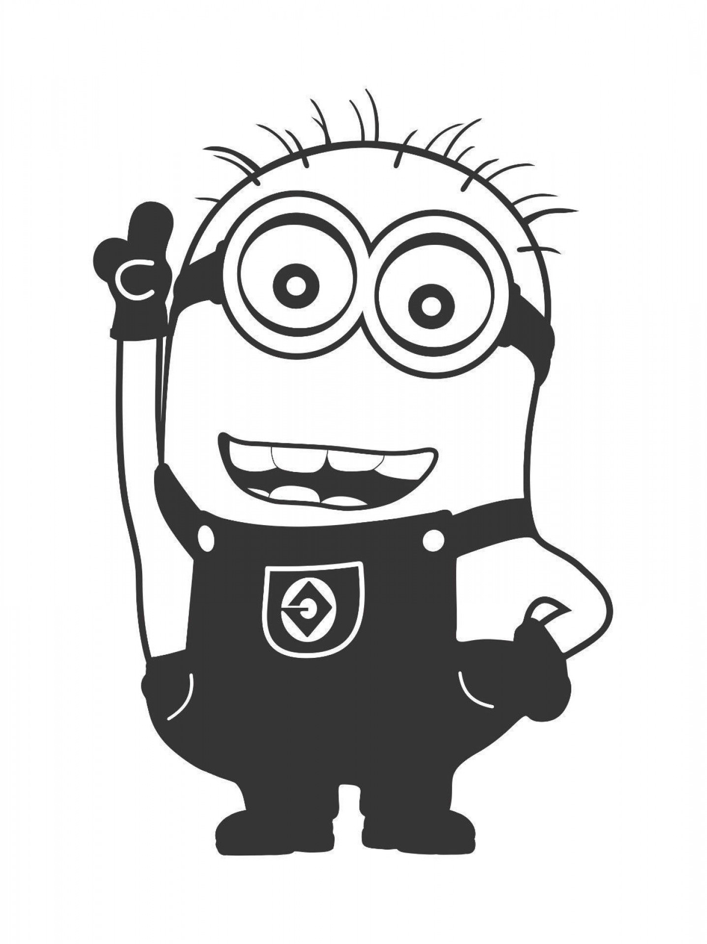 Download Minions clipart black and white pictures on Cliparts Pub ...