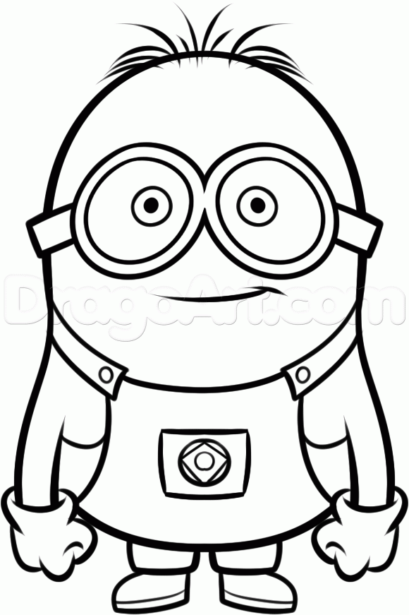 minions clipart drawing