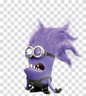 Purple evil minion.