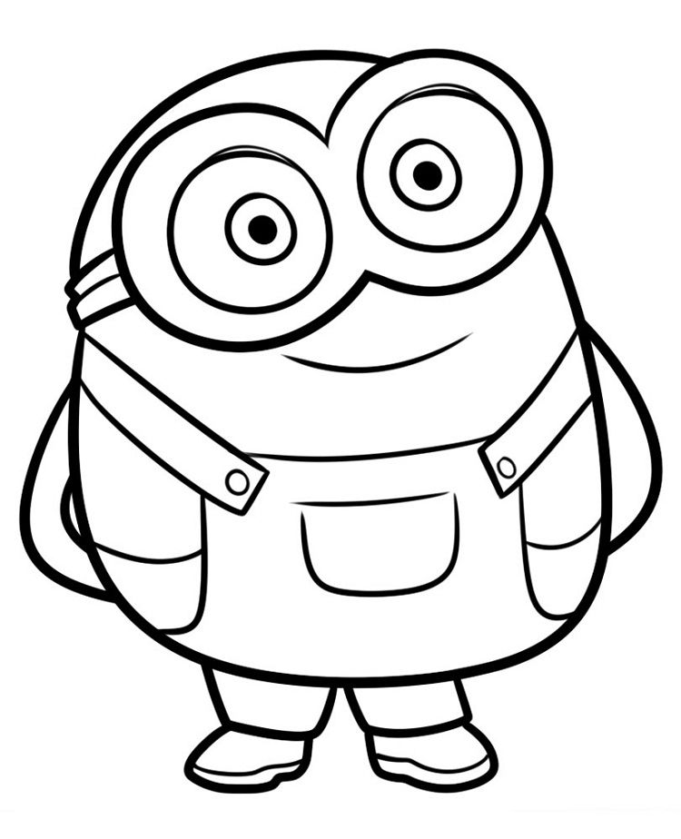 Simple Minion Drawing