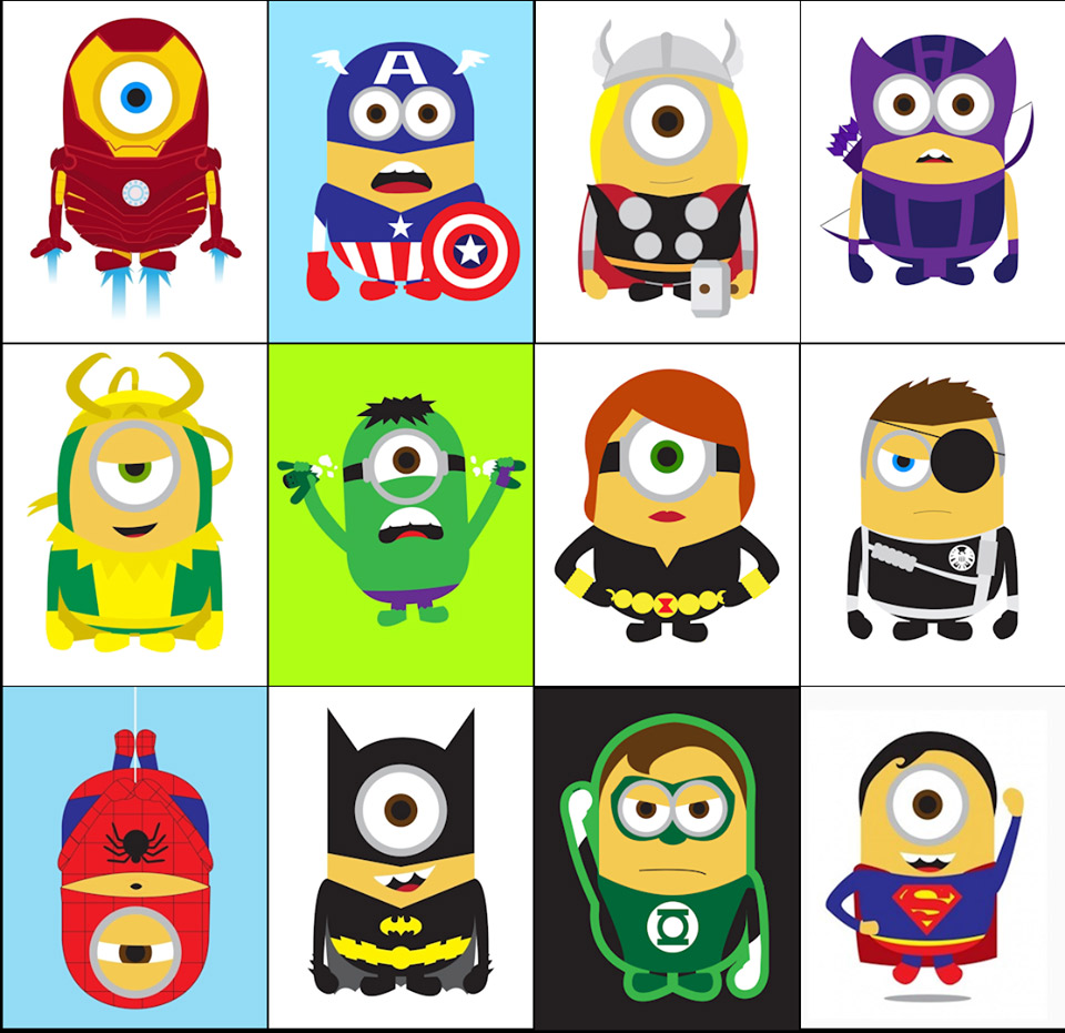 Free Minion Superhero Cliparts, Download Free Clip Art, Free