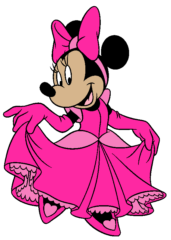 Minnie mouse glitter.