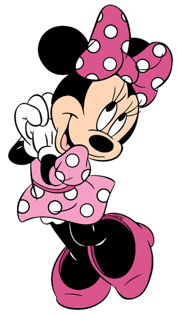 2 clipart minnie mouse,