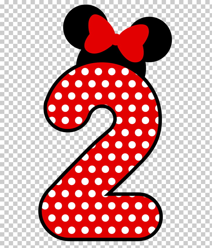 Minnie Mouse Mickey Mouse Number Drawing, minnie mouse, red