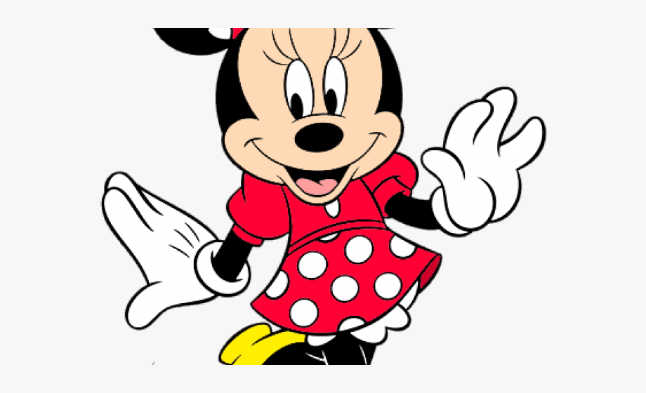 Mini Clipart Red Minnie Mouse