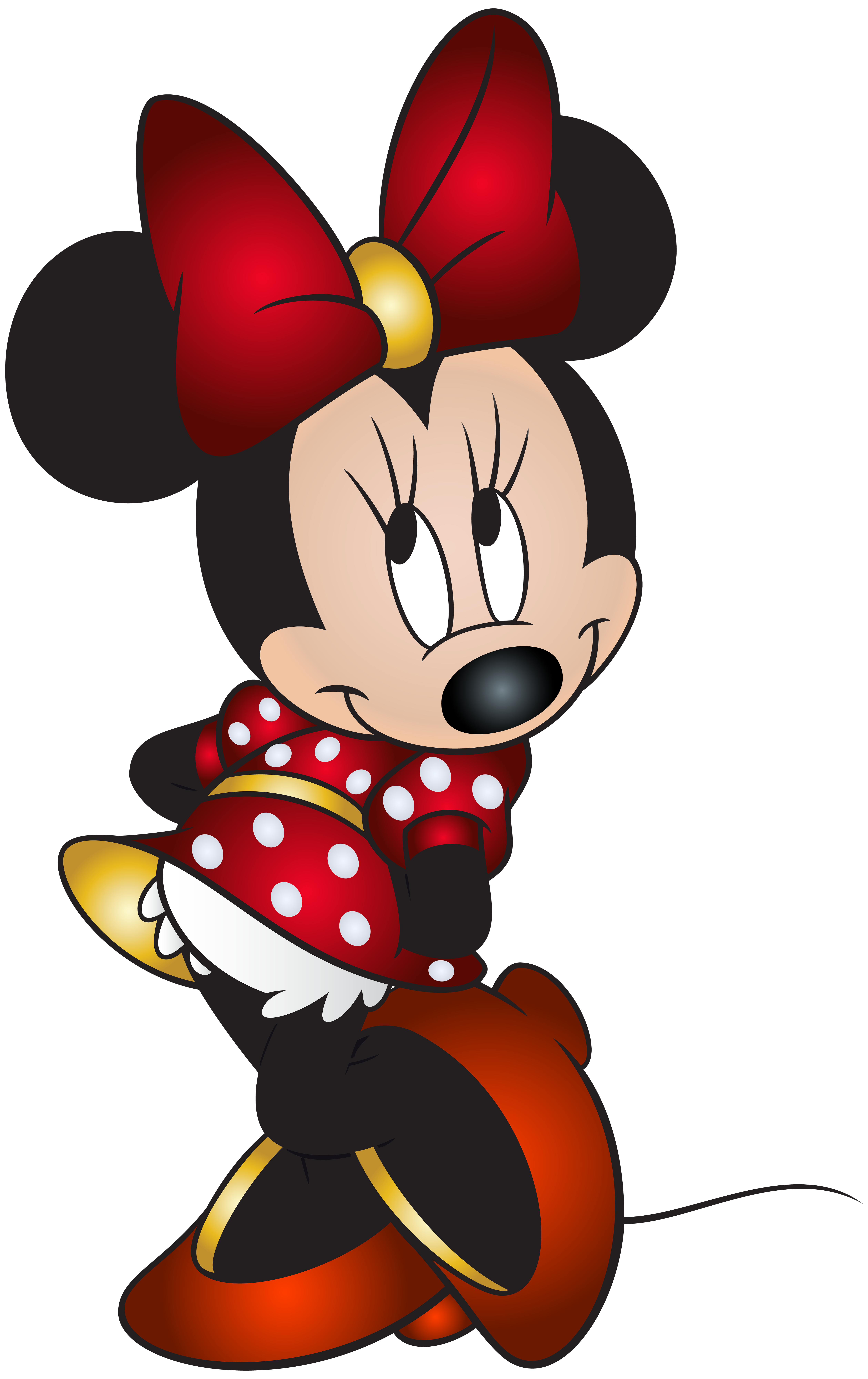 Minnie Mouse Free PNG Clip Art Image