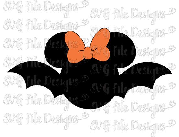 Halloween Bat Minnie Mouse Monogram Frame Disney by
