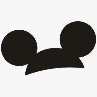 Mickey ears vector.