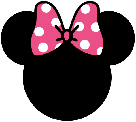 minnie mouse ears clipart pink bow