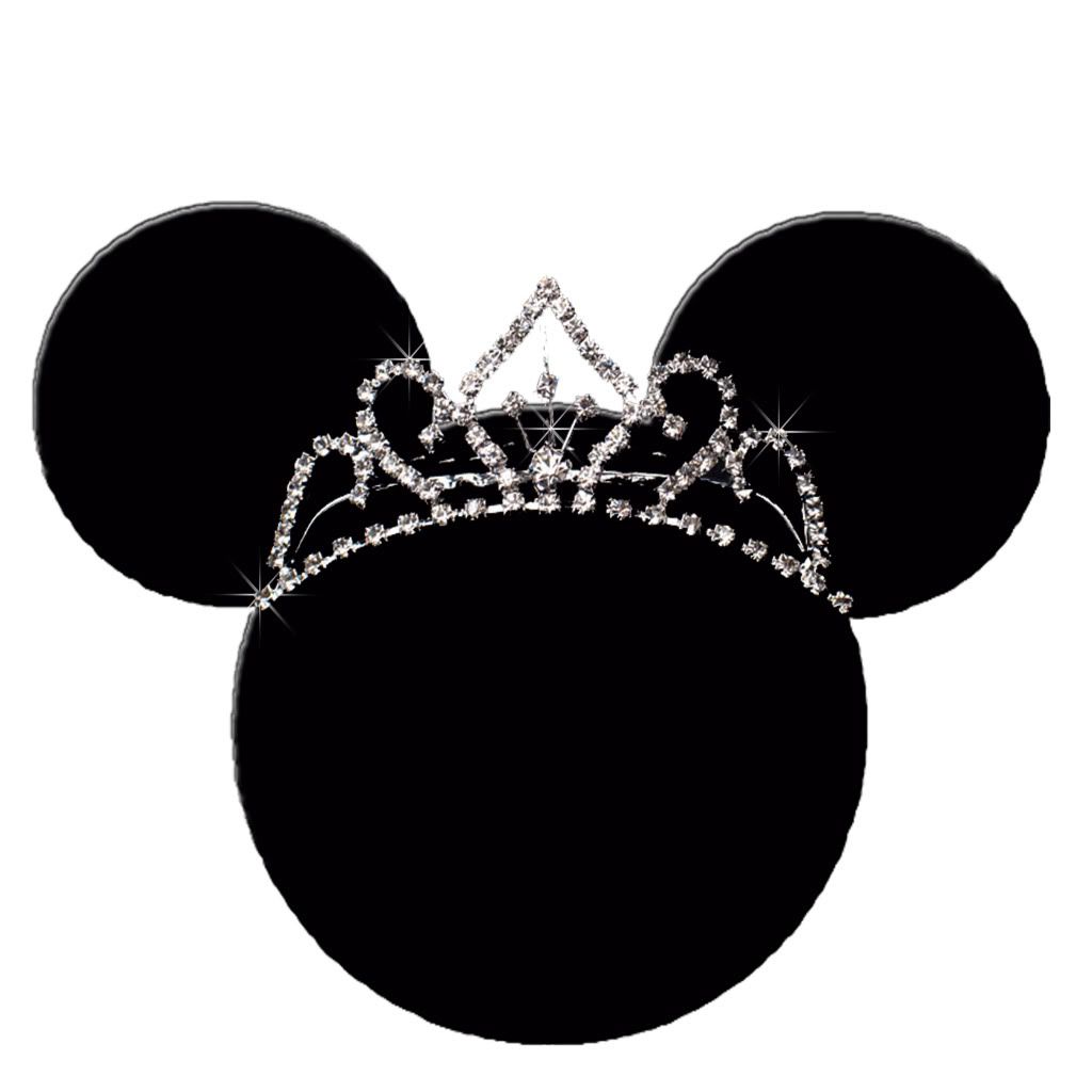 Mouse ears and crown clip art