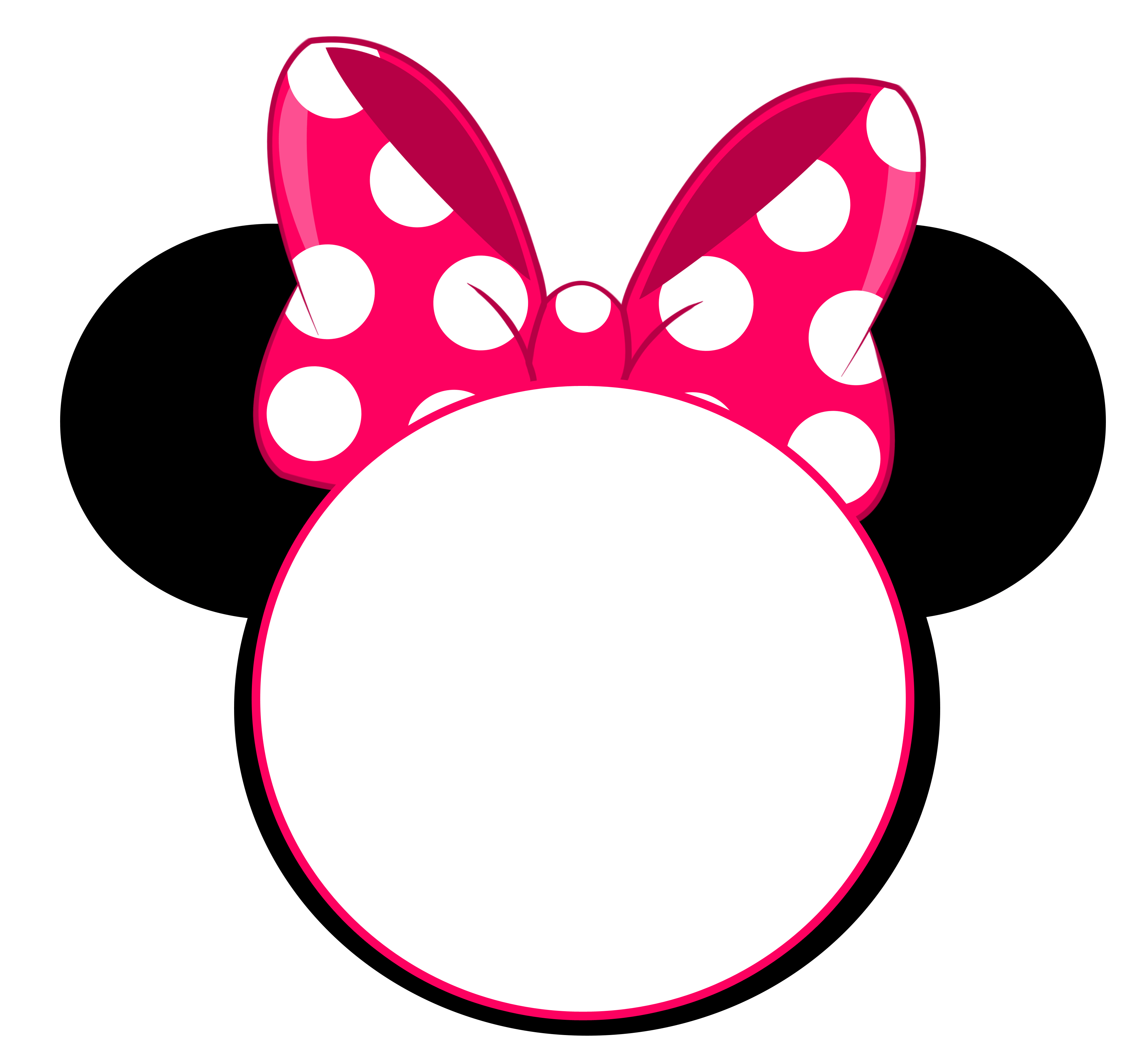 Minnie mouse ears clipart clipart images gallery for free
