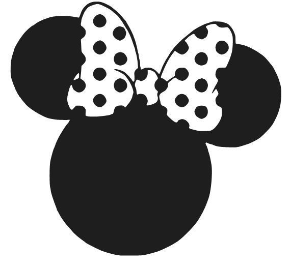 Free Minnie Mouse Silhouette, Download Free Clip Art, Free