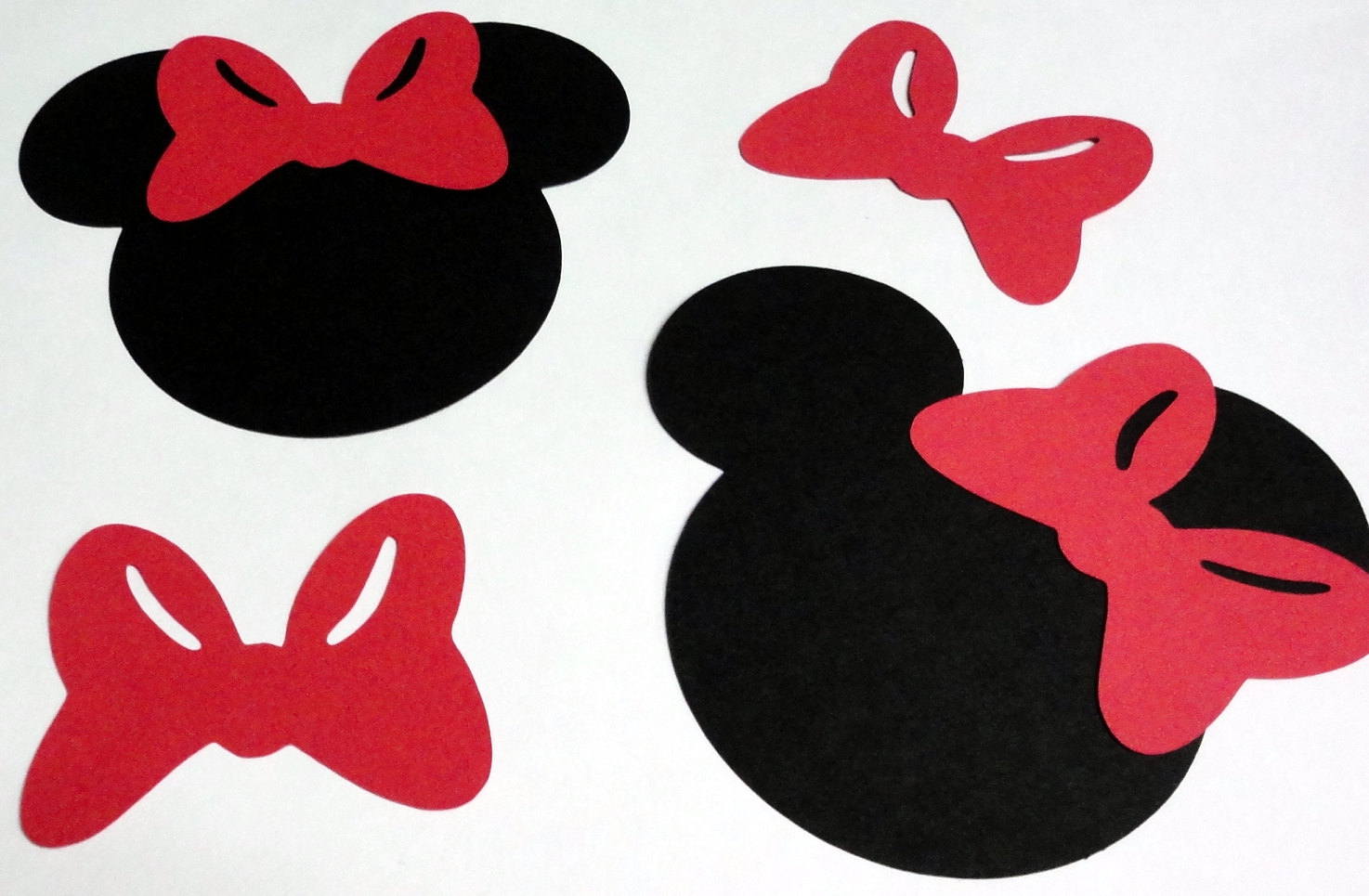 minnie mouse ears clipart silhouette cameo