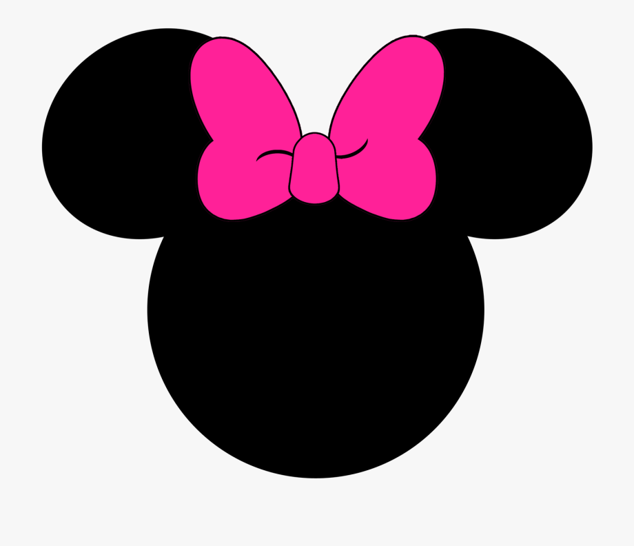 Mickey mouse silhouette.