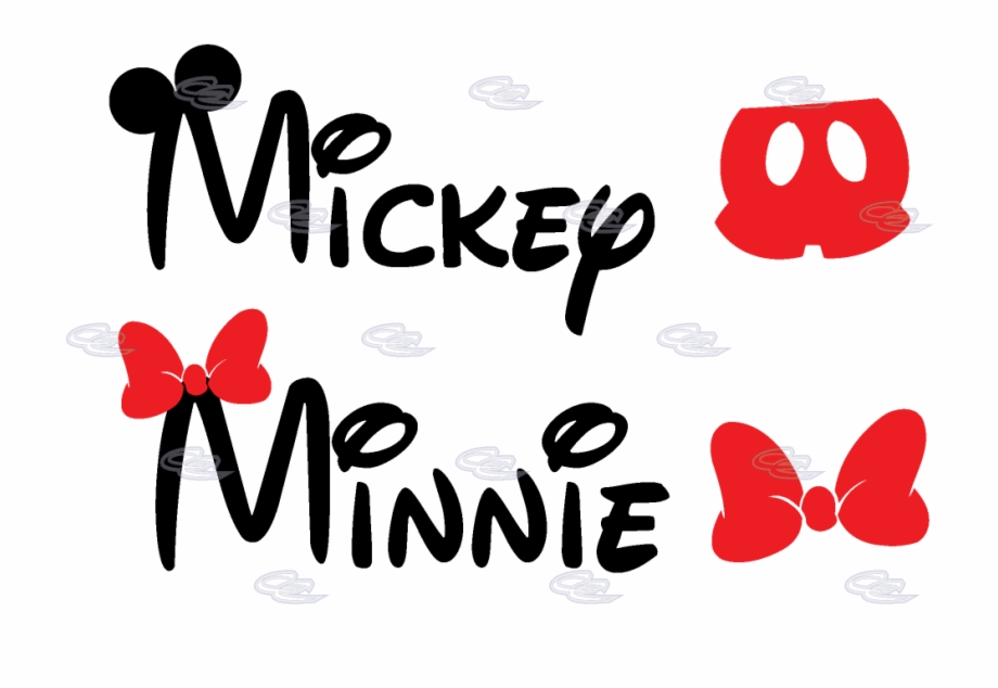 Mickey Mouse Ears Svg Letters