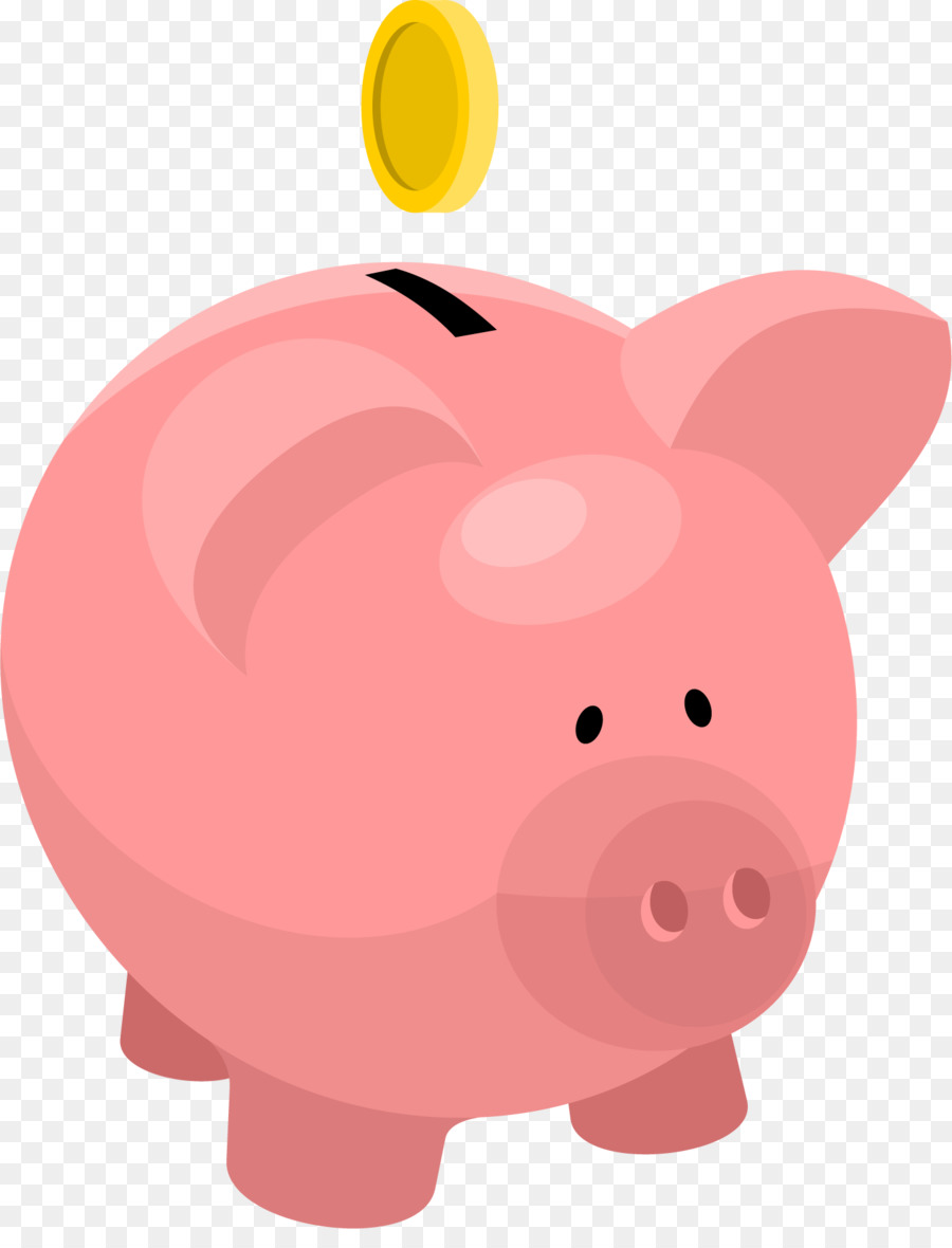 Piggy bank clipart.