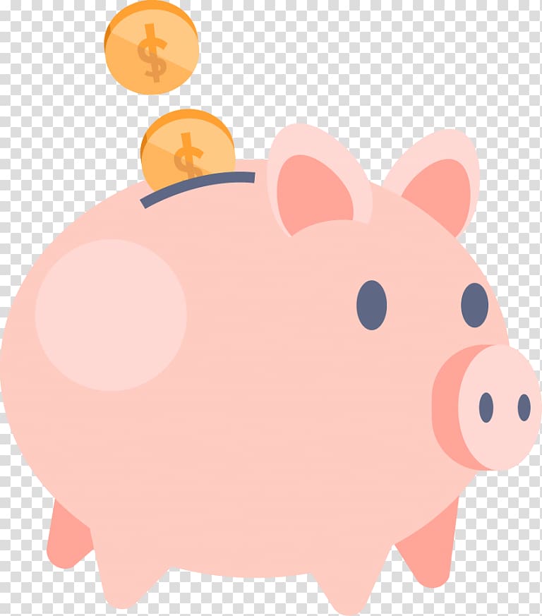 Piggy bank Money Saving, bank transparent background PNG