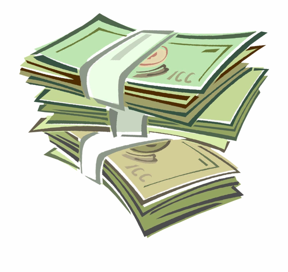 Stack money clipart.