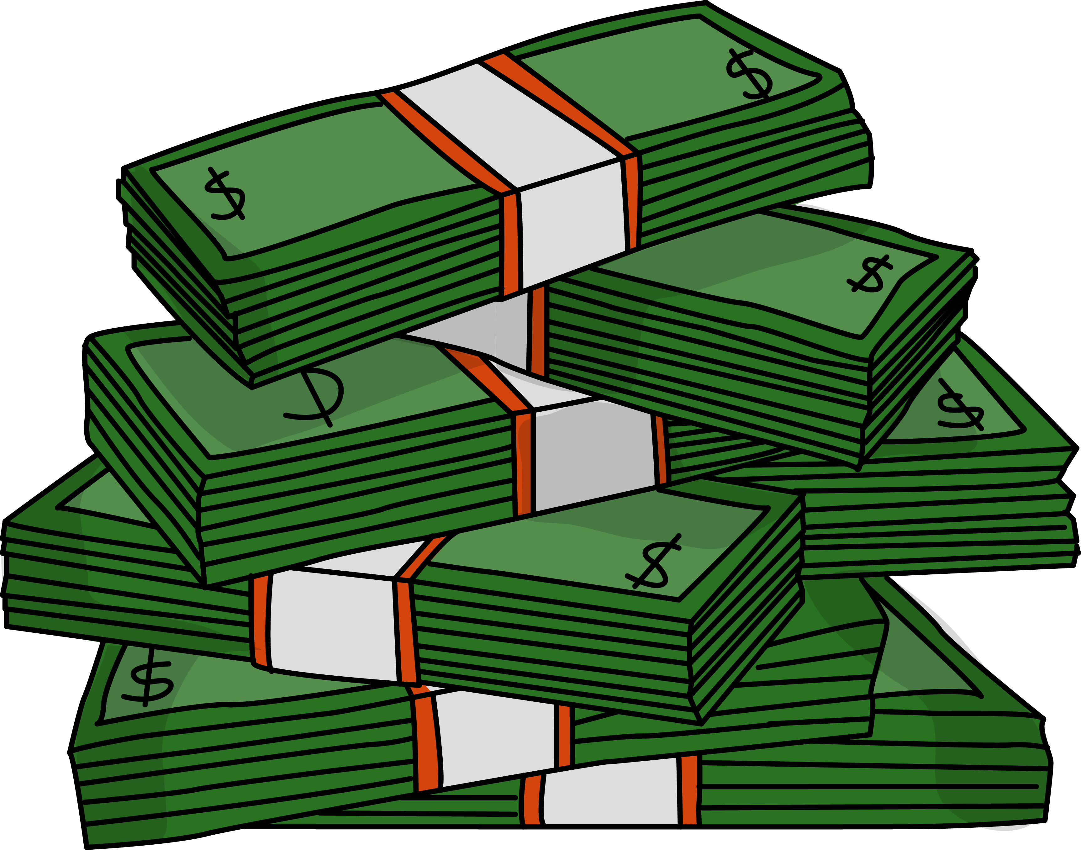Money clipart stack.