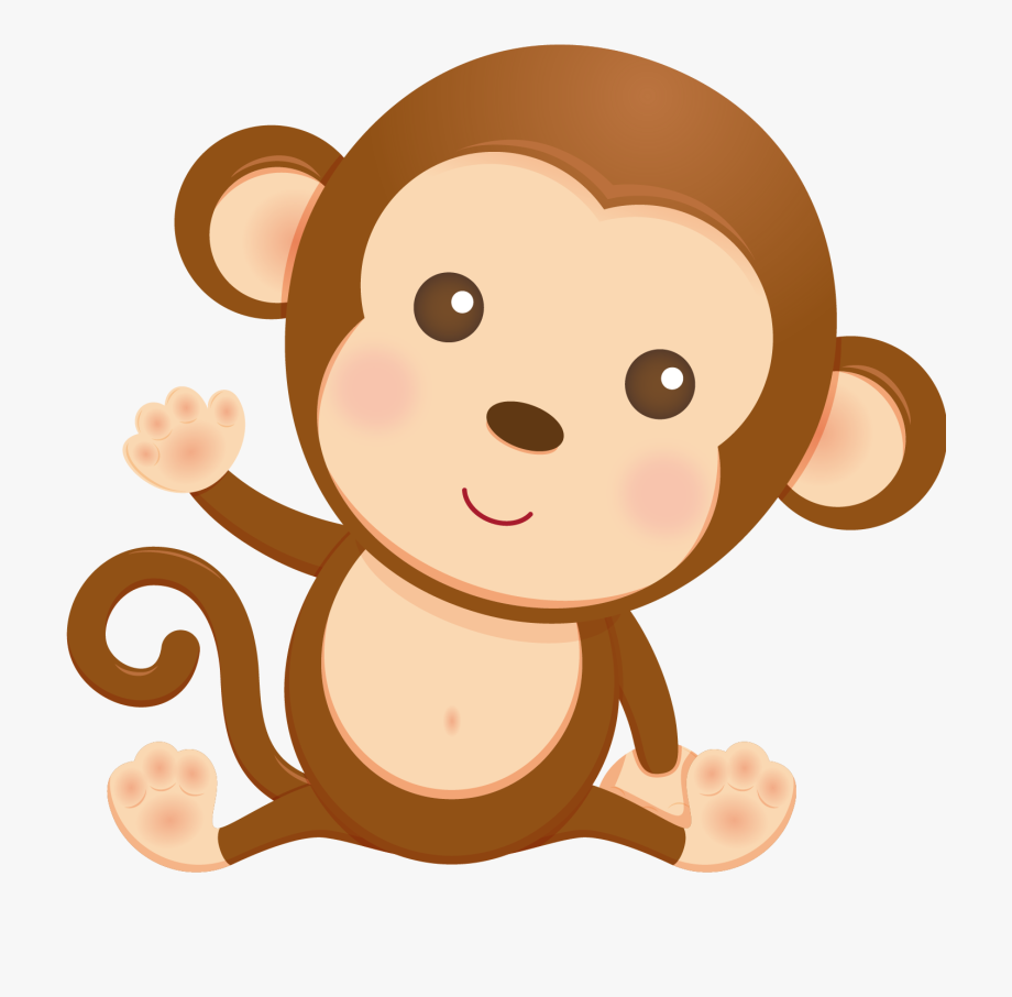 Monkeys clipart baby.