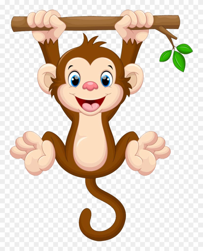 monkey clipart easy