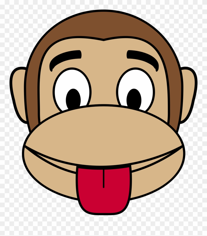 Tongue emoji monkey.